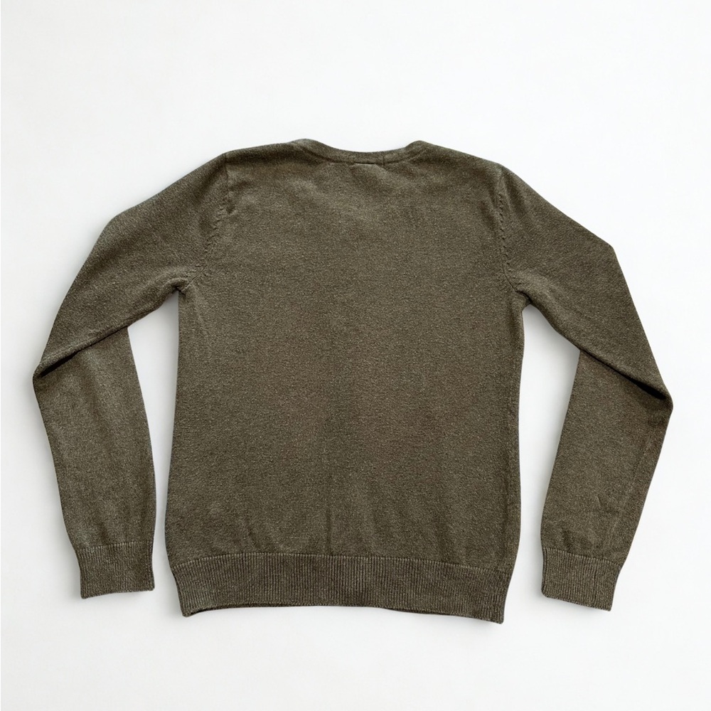 H&M Olive Green Classic Cardigan Sweater - Picture 2 of 4